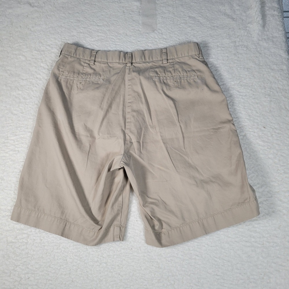 Polo Ralph Lauren Chino Shorts Mens 35 Khaki Tan Cotton Twill Classic Fit - Picture 10 of 11